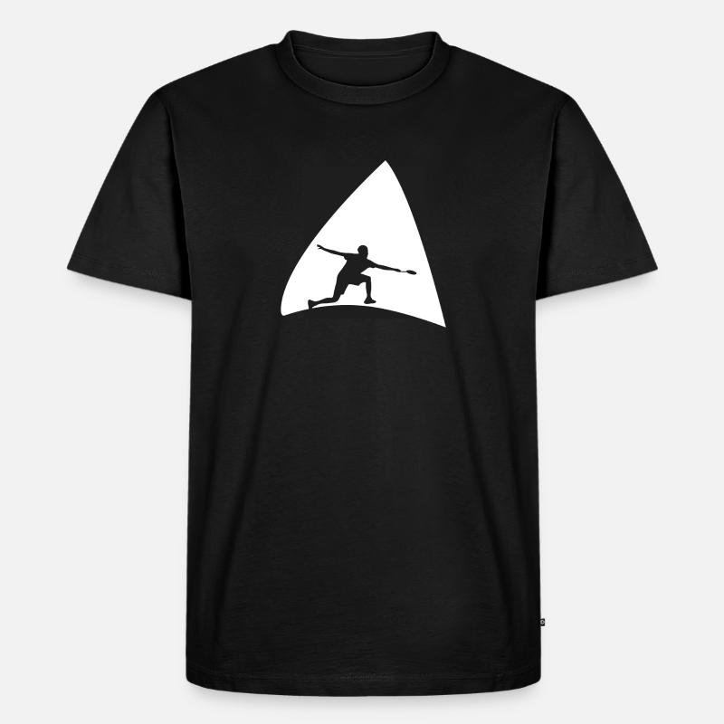 Badmintonschläger Badminton - Männer Premium Bio T-Shirt - Schwarz
