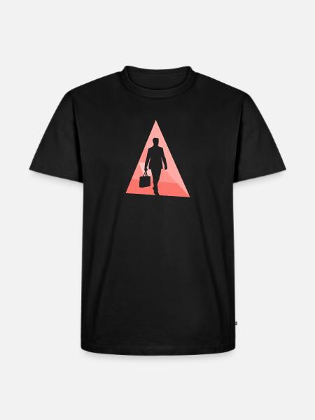 Bänker Banking Business - Männer Premium Bio T-Shirt - Schwarz