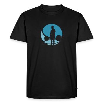 Bodybuilding Bodybuilder Gym - Men's Premium Organic T-Shirt - black - Front - Nico (187cm)