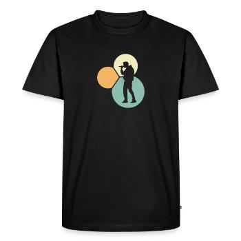 Beatboxer DJ Beatbox - T-shirt Premium bio Homme - noir - Devant - Nico (187cm)
