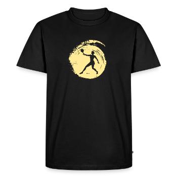 Ballon de plage Tennis de plage - T-shirt Premium bio Homme - noir - Devant - Nico (187cm)