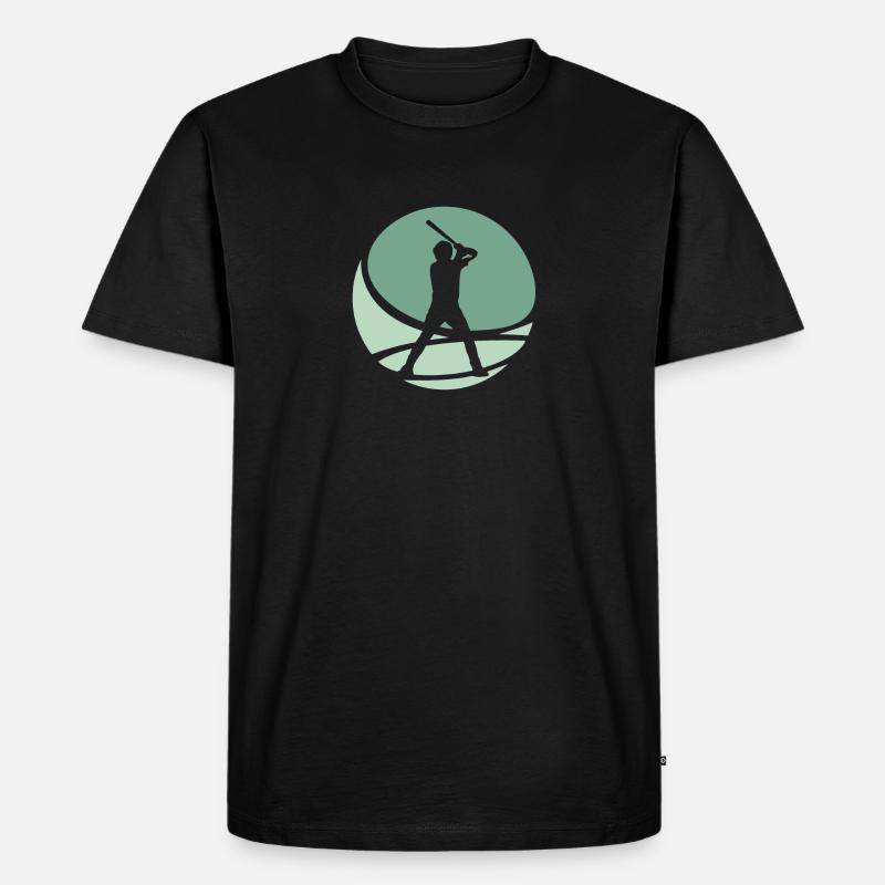 Baseball Baserunner Baserunner - T-shirt Premium bio Homme - noir