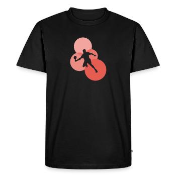 Bâton de pickleball Jeu de pickleball Pickleball - T-shirt Premium bio Homme - noir - Devant - Nico (187cm)