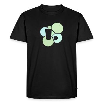 Fête Beerpong - T-shirt Premium bio Homme - noir - Devant - Nico (187cm)