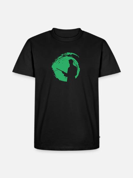 Billardkugel Billardkugel Billardspieler Billard - Männer Premium Bio T-Shirt - Schwarz