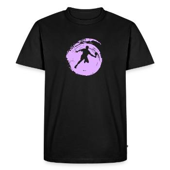 Pickleball Game Ball Sports Pickleball - Men's Premium Organic T-Shirt - black - Front - Nico (187cm)