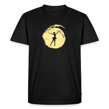 Danseuse de ballet Danseuse de ballet Le Lac des cygnes - T-shirt Premium bio Homme - noir - Devant - Nico (187cm)