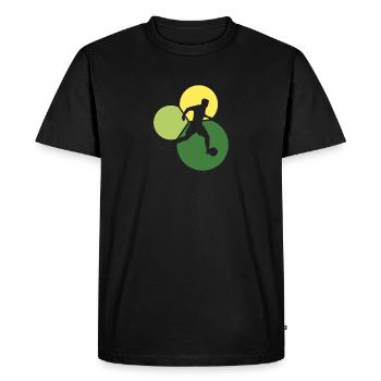 Ballon de plage Beach Soccer Beach Soccer - T-shirt Premium bio Homme - noir - Devant - Nico (187cm)