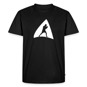 Boxe Match Boxe - T-shirt Premium bio Homme - noir - Devant - Nico (187cm)
