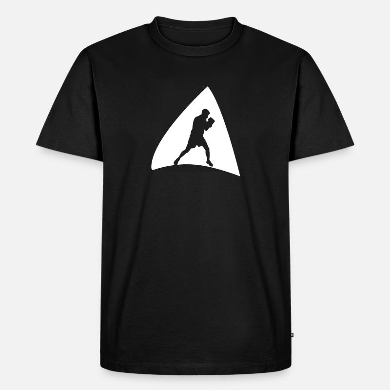 Boxkampf Boxing - Männer Premium Bio T-Shirt - Schwarz