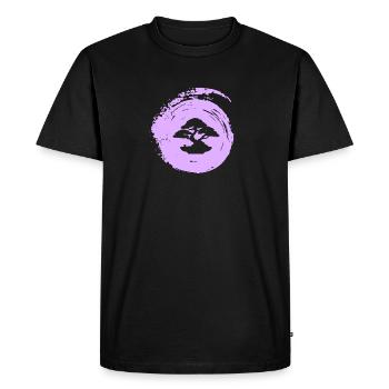 Arbre Bonsaï Arbres - T-shirt Premium bio Homme - noir - Devant - Nico (187cm)