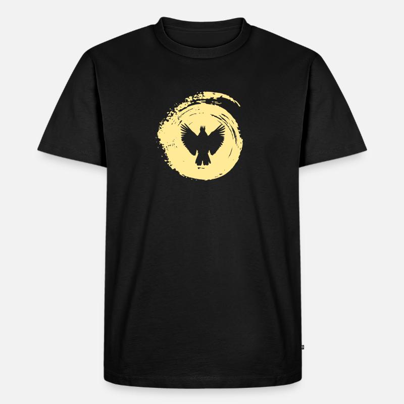 Papagei Vogel Ara - Männer Premium Bio T-Shirt - Schwarz