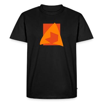 Homepage Writing Blogging - Men's Premium Organic T-Shirt - black - Front - Nico (187cm)