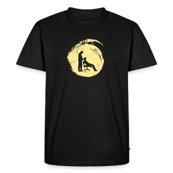 Chiropractor Chiropractic Adjustment - Men's Premium Organic T-Shirt - black - Front - Nico (187cm)