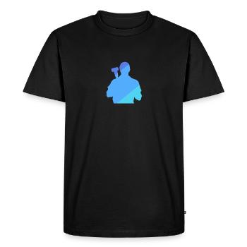 Clé à outils mécanique - T-shirt Premium bio Homme - noir - Devant - Nico (187cm)