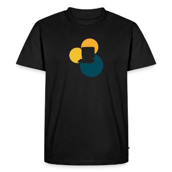 PC Computer Tech - Men's Premium Organic T-Shirt - black - Front - Nico (187cm)