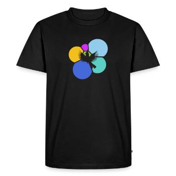 calopsitte oiseau calopsitte - T-shirt Premium bio Homme - noir - Devant - Nico (187cm)