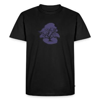 Horticulture Fleurs botaniques - T-shirt Premium bio Homme - noir - Devant - Nico (187cm)