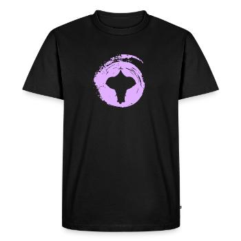 Chapiteau de cirque clown éléphant - T-shirt Premium bio Homme - noir - Devant - Nico (187cm)