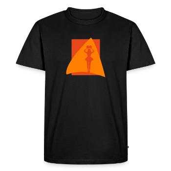 Pom-pom girl pom-pom girl girlie - T-shirt Premium bio Homme - noir - Devant - Nico (187cm)