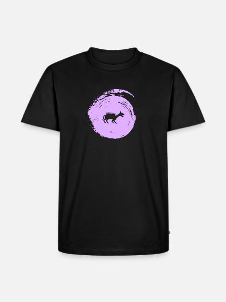 Märchen Fabeltier Bigfoot - Männer Premium Bio T-Shirt - Schwarz