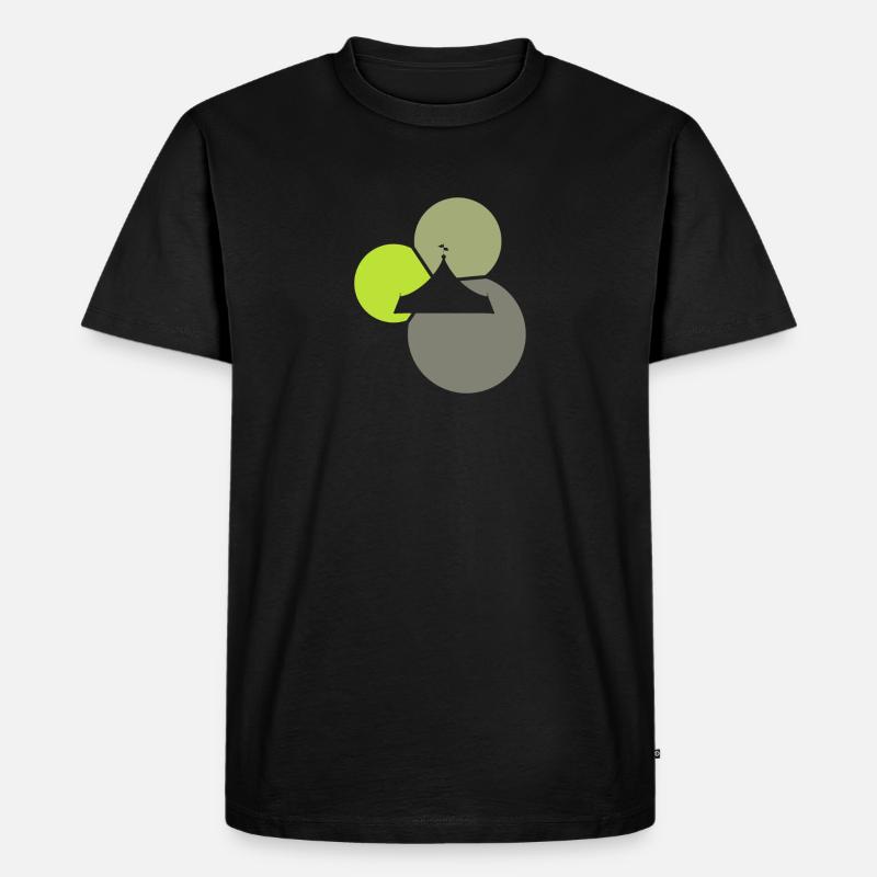 Zirkuszelt Circus Elefant - Männer Premium Bio T-Shirt - Schwarz
