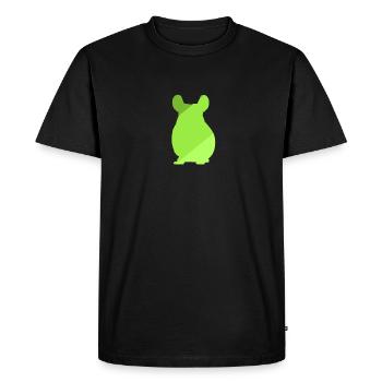 Chinchilla souris tamia - T-shirt Premium bio Homme - noir - Devant - Nico (187cm)