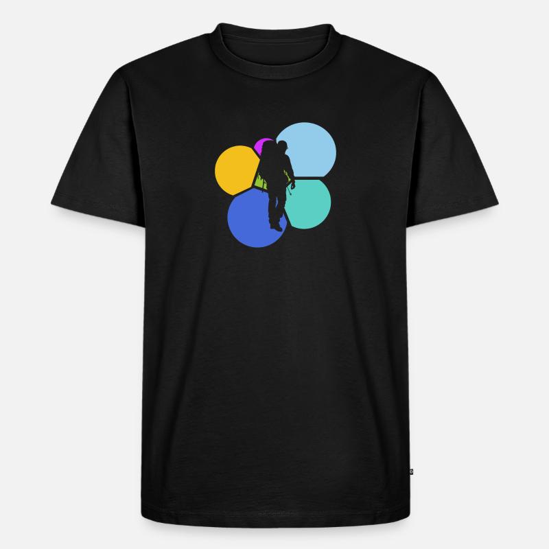 Randonnée Randonnée Backpacker - T-shirt Premium bio Homme - noir