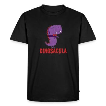 Dinosaurs Cool Halloween T Shirt - Men's Premium Organic T-Shirt - black - Front - Nico (187cm)