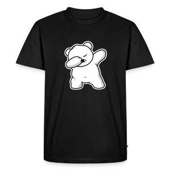 Winter Baer Eisbaer Dab - T-shirt Premium bio Homme - noir - Devant - Nico (187cm)