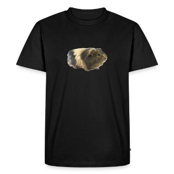Cochon d'Inde - T-shirt Premium bio Homme - noir - Devant - Nico (187cm)