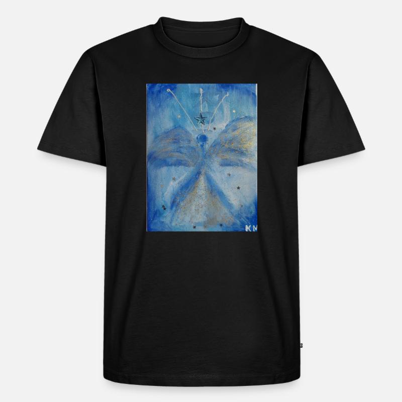 Erzengel Michael - Männer Premium Bio T-Shirt - Schwarz