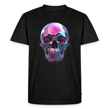 crâne chromatique - T-shirt Premium bio Homme - noir - Devant - Nico (187cm)