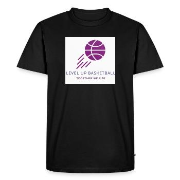 Basket-ball de niveau supérieur - T-shirt Premium bio Homme - noir - Devant - Nico (187cm)
