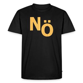 Basse-Autriche Non, contre - T-shirt Premium bio Homme - noir - Devant - Nico (187cm)