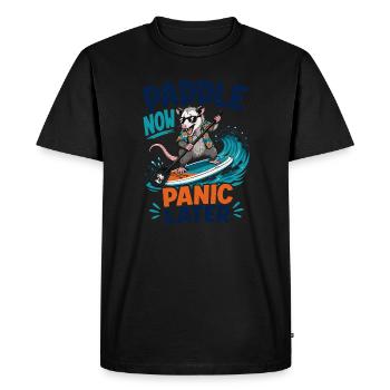 Impression arrière | SUP Paddleboard Board Stand Up Paddle - T-shirt Premium bio Homme - noir - Devant - Nico (187cm)