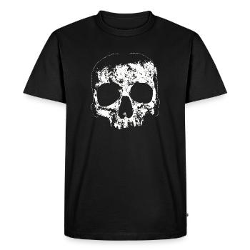 The Skull - Men's Premium Organic T-Shirt - black - Front - Nico (187cm)