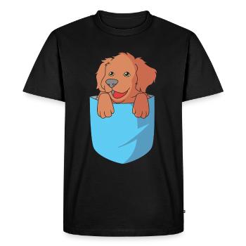 Boykin Spaniel - Men's Premium Organic T-Shirt - black - Front - Nico (187cm)
