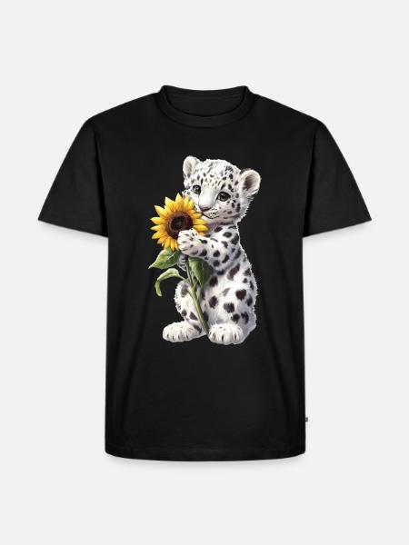 Hase - Männer Premium Bio T-Shirt - Schwarz