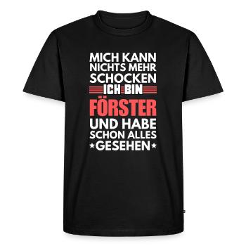 Unshockable Ranger - Men's Premium Organic T-Shirt - black - Front - Nico (187cm)