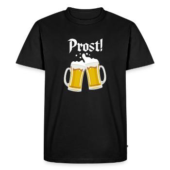 Prost 2018 German Beer Festival - Men's Premium Organic T-Shirt - black - Front - Nico (187cm)
