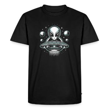 Alien - T-shirt Premium bio Homme - noir - Devant - Nico (187cm)