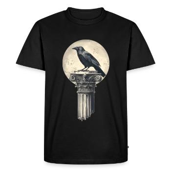 Raven - Men's Premium Organic T-Shirt - black - Front - Nico (187cm)