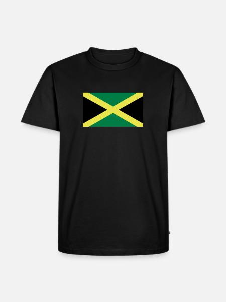 Jamaika - Männer Premium Bio T-Shirt - Schwarz