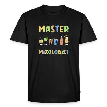 Bartender Bartender Mixer Cocktail Gift - Men's Premium Organic T-Shirt - black - Front - Nico (187cm)