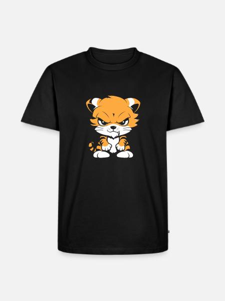 Tigre - T-shirt Premium bio Homme - noir