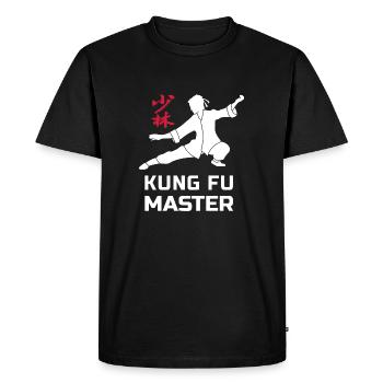 kung fu master - T-shirt Premium bio Homme - noir - Devant - Nico (187cm)