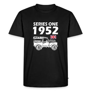 Landy Série Un 1952 - T-shirt Premium bio Homme - noir - Devant - Nico (187cm)