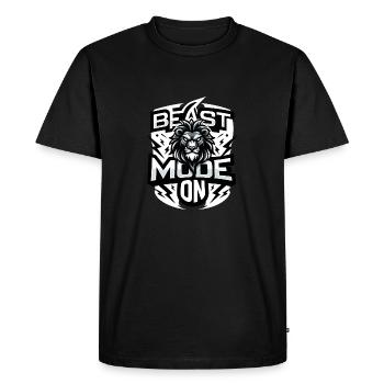 Bête féroce - T-shirt Premium bio Homme - noir - Devant - Nico (187cm)