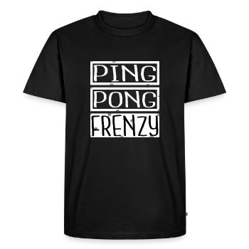 Cadeau de stratégie de tennis de table génial - T-shirt Premium bio Homme - noir - Devant - Nico (187cm)